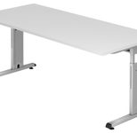 HAMMERBACHER höhenverstellbarer Schreibtisch VOS19/W/S weiß