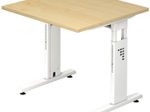 HAMMERBACHER höhenverstellbarer Schreibtisch VOS08/3/W ahorn
