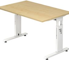 HAMMERBACHER höhenverstellbarer Schreibtisch VOS12/3/W ahorn