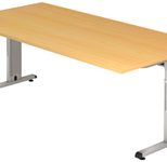 HAMMERBACHER höhenverstellbarer Schreibtisch VOS2E/6/S buche