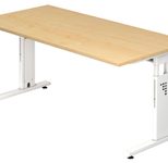 HAMMERBACHER höhenverstellbarer Schreibtisch VOS16/3/W ahorn