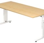 HAMMERBACHER höhenverstellbarer Schreibtisch VOS19/3/W ahorn