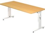 HAMMERBACHER höhenverstellbarer Schreibtisch VOS19/6/W buche