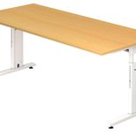 HAMMERBACHER höhenverstellbarer Schreibtisch VOS19/6/W buche