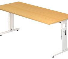 HAMMERBACHER höhenverstellbarer Schreibtisch VOS19/6/W buche