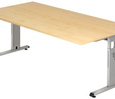 HAMMERBACHER höhenverstellbarer Schreibtisch VOS2E/3/S ahorn