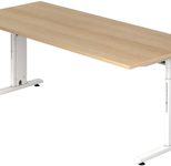 HAMMERBACHER höhenverstellbarer Schreibtisch VOS19/E/W eiche