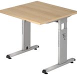 HAMMERBACHER höhenverstellbarer Schreibtisch VOS08/E/S eiche