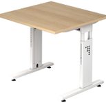 HAMMERBACHER höhenverstellbarer Schreibtisch VOS08/E/W eiche