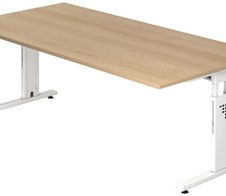 HAMMERBACHER höhenverstellbarer Schreibtisch VOS2E/E/W eiche