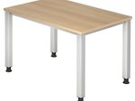 HAMMERBACHER höhenverstellbarer Schreibtisch VQS12/E/S eiche