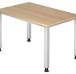 HAMMERBACHER höhenverstellbarer Schreibtisch VQS12/E/S eiche