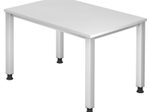 HAMMERBACHER höhenverstellbarer Schreibtisch VQS12/W/S weiß