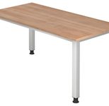 HAMMERBACHER höhenverstellbarer Schreibtisch VQS16/N/S nussbaum