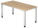 HAMMERBACHER höhenverstellbarer Schreibtisch VQS16/E/S eiche