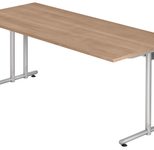 HAMMERBACHER Schreibtisch VNS19/N/S nussbaum