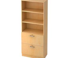 HAMMERBACHER Regalschrank 7300 CE, V7300/3/3/CE ahorn