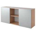 HAMMERBACHER Sideboard 1780, V1780/N/S nussbaum, silber