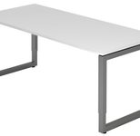 HAMMERBACHER höhenverstellbarer Schreibtisch VRS19/W/G weiß