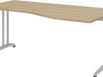 HAMMERBACHER Schreibtisch VBS18/E/S eiche