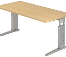 HAMMERBACHER höhenverstellbarer Schreibtisch VUS16/3/S ahorn