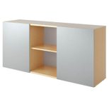 HAMMERBACHER Sideboard 1780, V1780/3/S ahorn, silber