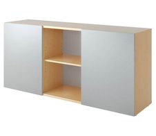 HAMMERBACHER Sideboard 1780, V1780/3/S ahorn, silber