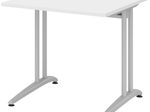 HAMMERBACHER Schreibtisch VBS08/W/S weiß