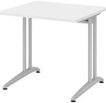 HAMMERBACHER Schreibtisch VBS08/W/S weiß