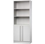 HAMMERBACHER Regalschrank 7700 RE, V7700/5/5/RE lichtgrau