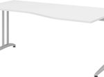 HAMMERBACHER Schreibtisch VBS18/W/S weiß