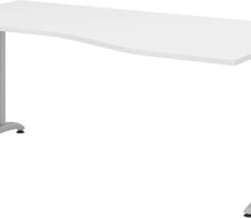 HAMMERBACHER Schreibtisch VBS18/W/S weiß