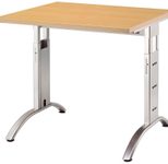 HAMMERBACHER höhenverstellbarer Schreibtisch VFS08/6/S buche