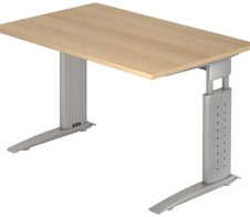 HAMMERBACHER höhenverstellbarer Schreibtisch VUS12/E/S eiche