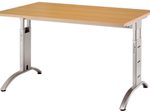 HAMMERBACHER höhenverstellbarer Schreibtisch VFS12/6/S buche