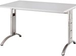 HAMMERBACHER höhenverstellbarer Schreibtisch VFS12/5/S lichtgrau