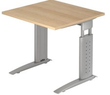 HAMMERBACHER höhenverstellbarer Schreibtisch VUS08/E/S eiche