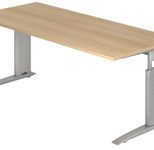 HAMMERBACHER höhenverstellbarer Schreibtisch VUS19/E/S eiche