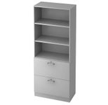 HAMMERBACHER Regalschrank 7300 CE, V7300/5/5/CE lichtgrau