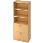 HAMMERBACHER Regalschrank 7300 RE, V7300/3/3/RE ahorn