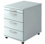 HAMMERBACHER Rollcontainer V1606/5/5/BO lichtgrau