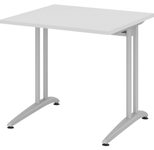 HAMMERBACHER Schreibtisch VBS08/5/S lichtgrau