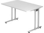 HAMMERBACHER Schreibtisch VNS12/W/S weiß