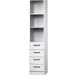 HAMMERBACHER Regalschrank 7600 SG, V7600/W/W/SG weiß