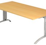 HAMMERBACHER höhenverstellbarer Schreibtisch VFS2E/6/S buche