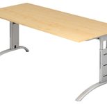 HAMMERBACHER höhenverstellbarer Schreibtisch VFS19/3/S ahorn