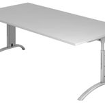 HAMMERBACHER höhenverstellbarer Schreibtisch VFS2E/5/S lichtgrau