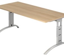 HAMMERBACHER höhenverstellbarer Schreibtisch VFS19/E/S eiche