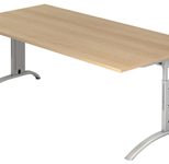 HAMMERBACHER höhenverstellbarer Schreibtisch VFS2E/E/S eiche