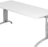 HAMMERBACHER höhenverstellbarer Schreibtisch VFS19/W/S weiß